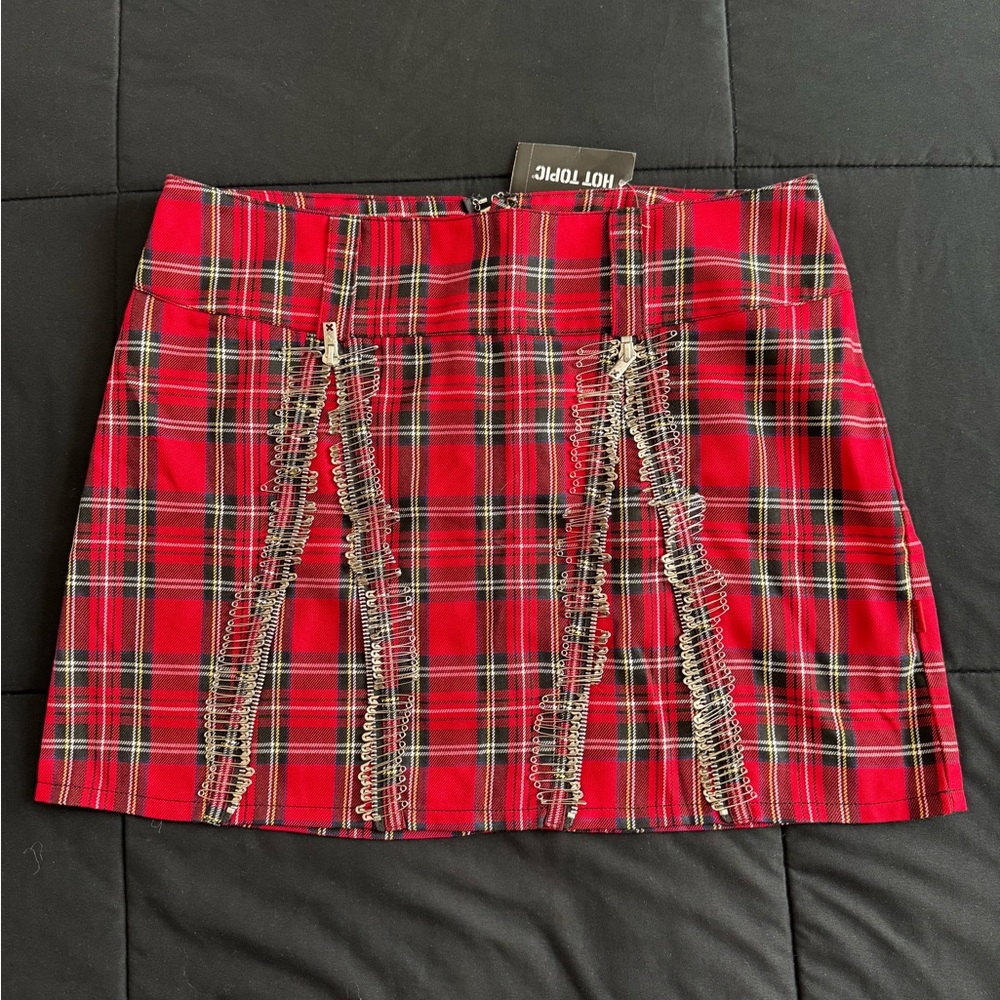 Tripp NYC Safety Pin Punk Skirt